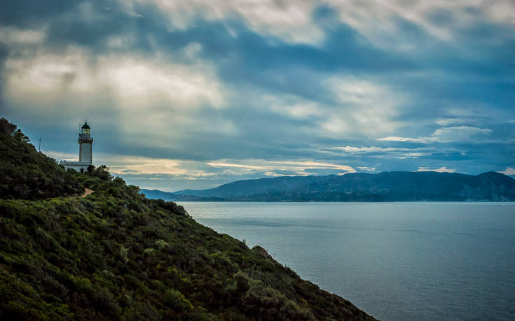 The magnificent lighthouse of Skopelos